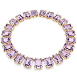 COLLANA MILLENIA, CRISTALLI OVERSIZED, TAGLIO OTTAGONALE