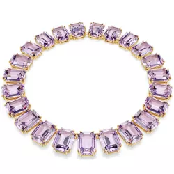 MILLENIA NECKLACE, OVERSIZE CRYSTALS, OCTAGON CUT