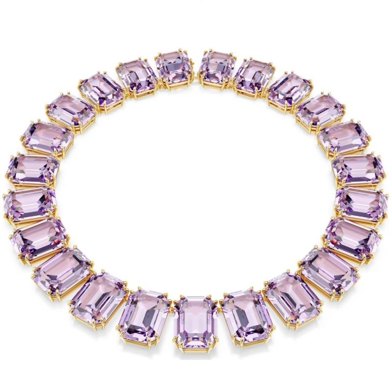 MILLENIA NECKLACE, OVERSIZE CRYSTALS, OCTAGON CUT