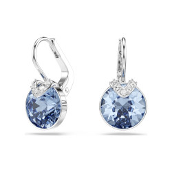BELLA V DROP EARRINGS, ROUND CUT