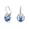 BELLA V DROP EARRINGS, ROUND CUT