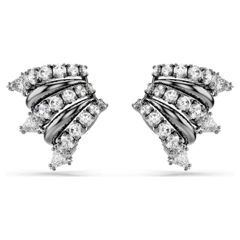 ORECCHINI EAR CUFF SUBLIMA, BIANCO, PLACCATURA RUTENIO 5723186