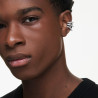 SUBLIMA EAR CUFF WHITE, RUTHENIUM PLATED 5723186