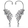THE VIENNA COLLECTION EAR CUFFS, FEATHER, RUTHENIUM PLATED 5733809