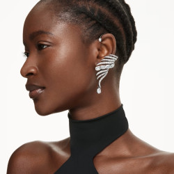 THE VIENNA COLLECTION EAR CUFFS, FEATHER, RUTHENIUM PLATED 5733809