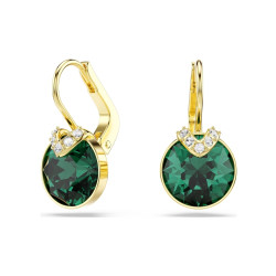 BELLA V DROP EARRINGS, ROUND CUT