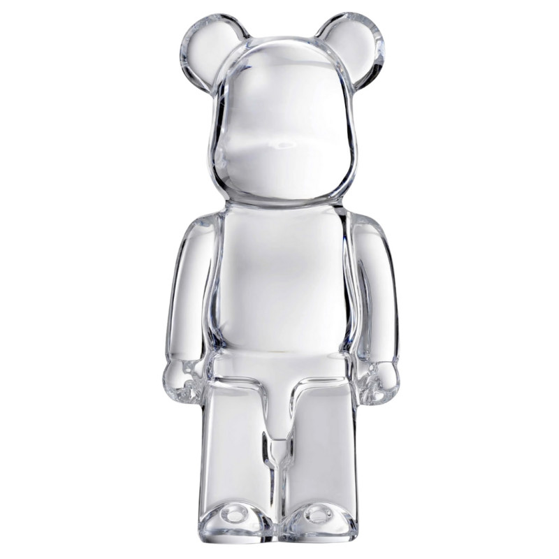 BEARBRICK CRYSTAL FIGURE, CLEAR 2813551