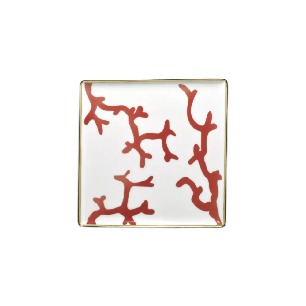 SQUARE TRAY 18 CM CRISTOBAL ROUGE 617018