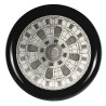 ROUND TRAY 40 CM, CORTILE N.1, WHITE & BLACK