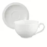 WHITE PEARL COFFEE CUP AND SAUCER