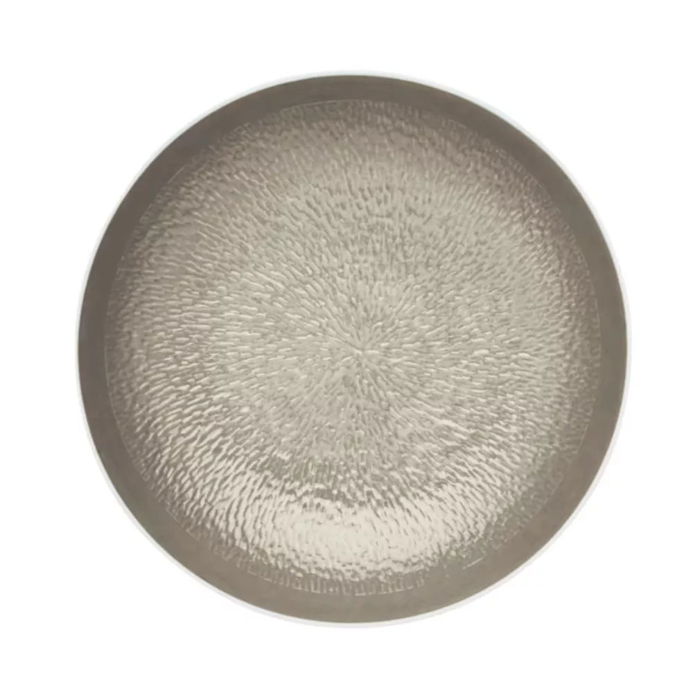 COUP PLATE DEEP 17 CM MINERAL IRISE GREY 250017