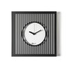 SMALL TIFFANY WALL CLOCK, BLACK/WHITE