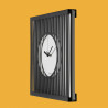 SMALL TIFFANY WALL CLOCK, BLACK/WHITE