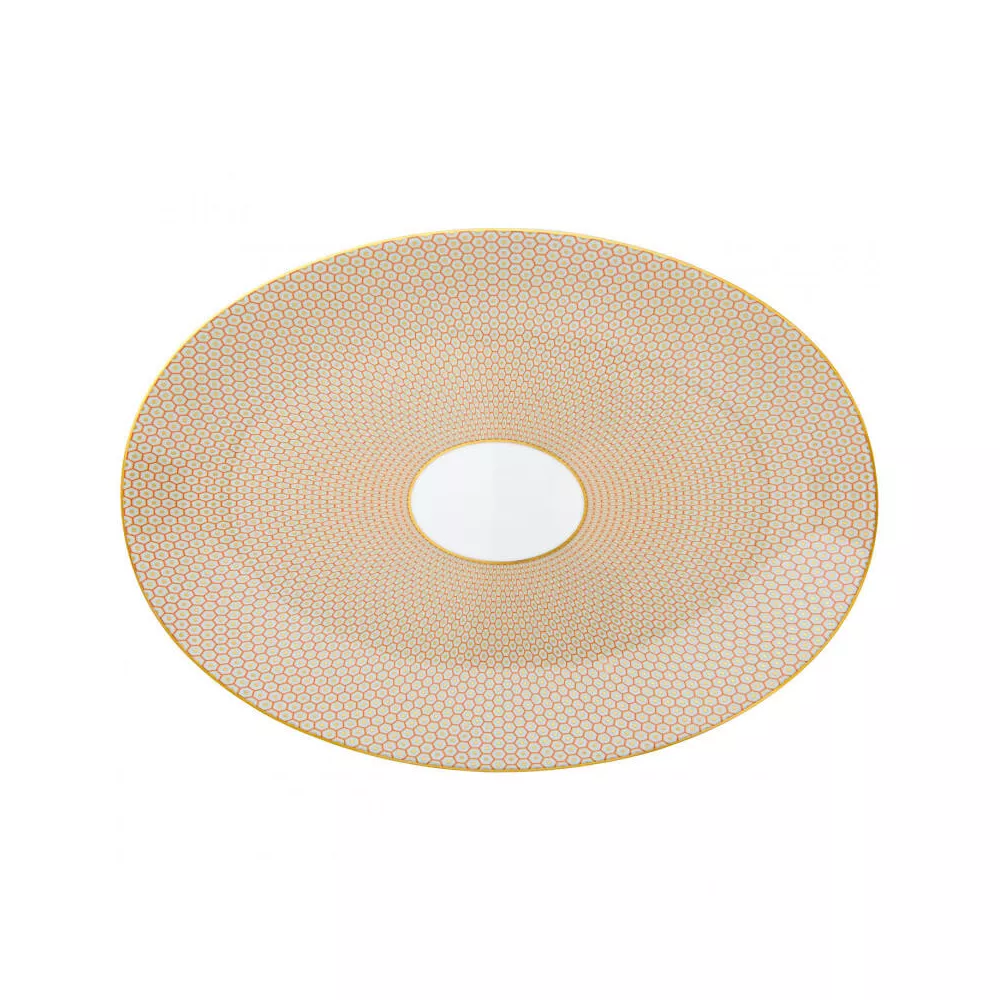 VASSOIO OVALE 42 CM 502042 TRESOR ARANCIO