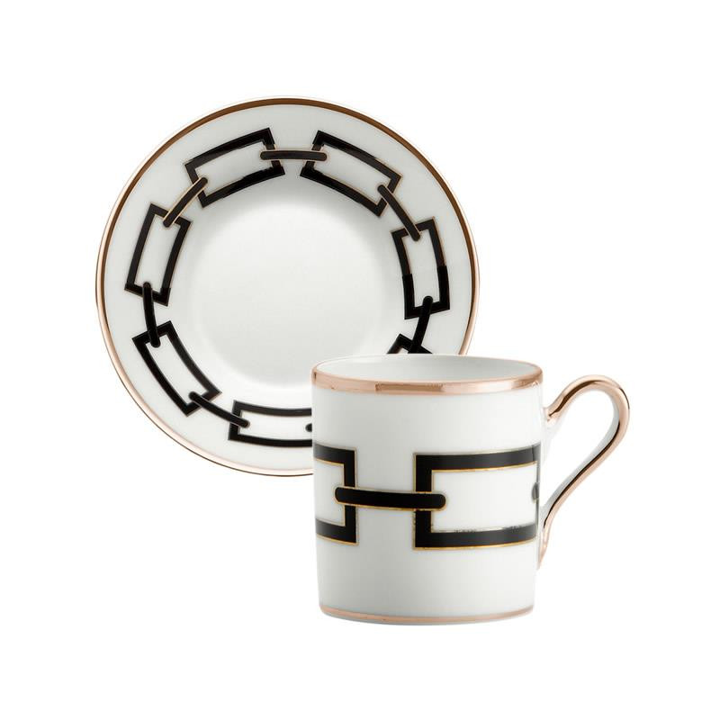 COFFEE CUP WITH SAUCER, CATENE IMPERO