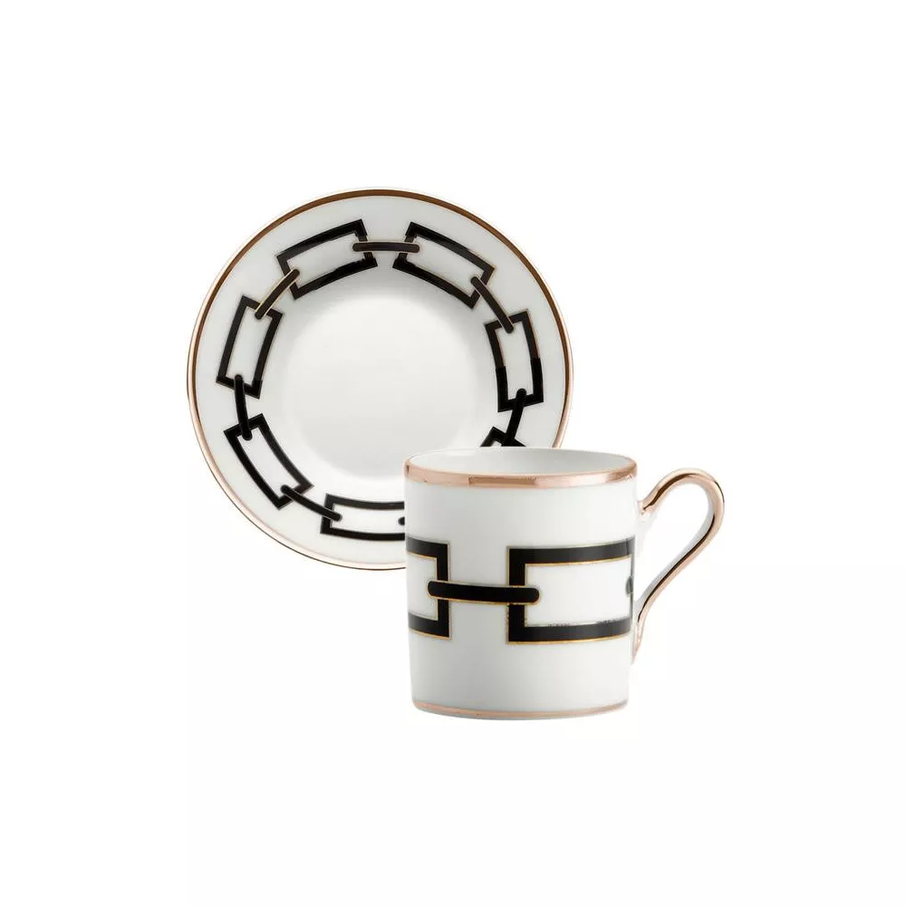 TAZZA CAFFE CON PIATTINO, CATENE IMPERO
