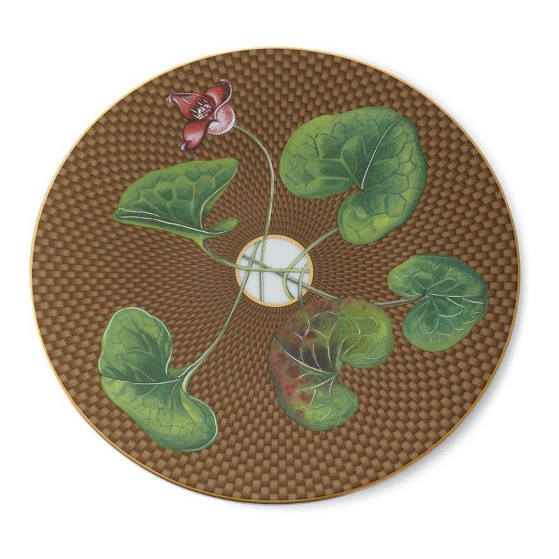 DESSERT PLATE 22 CM 113822 TRE/FLEURI BROWN