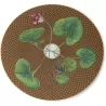 DESSERT PLATE 22 CM 113822 TRE/FLEURI BROWN