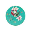 BREAD AND BUTTER PLATE 16 CM 113816 TRES/FLEURI TURQUOISE