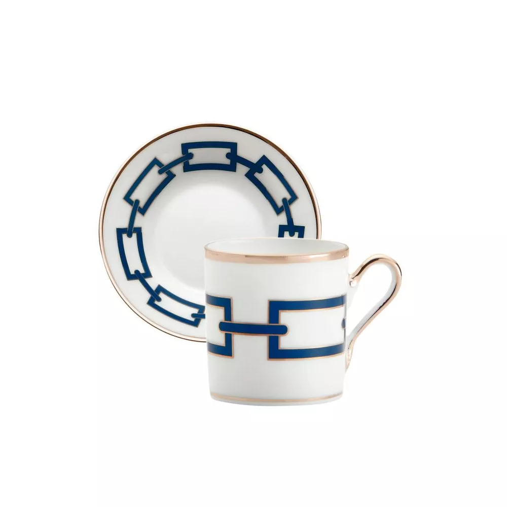 TAZZA CAFFE CON PIATTINO, CATENE IMPERO