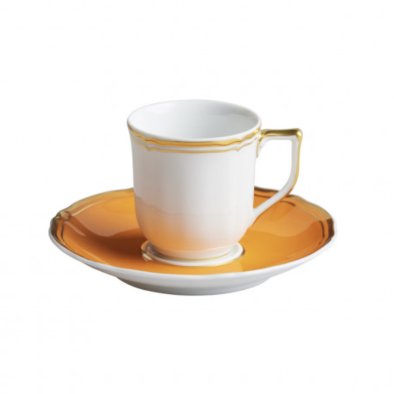 COFFEE CUP & SAUCER MAZURKA ORANGE 305013+355013