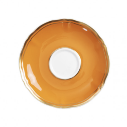 TAZZA CAFFE CON PIATTINO MAZURKA ARANCIO 305013+355013