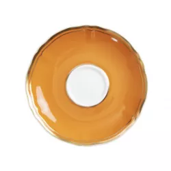 TAZZA CAFFE CON PIATTINO MAZURKA ARANCIO 305013+355013