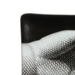 RECTANGULAR ASHTRAY, HAND WITH LADYBUG