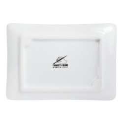 RECTANGULAR ASHTRAY, HAND WITH LADYBUG