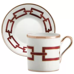 TAZZA CAFFE CON PIATTINO, CATENE IMPERO