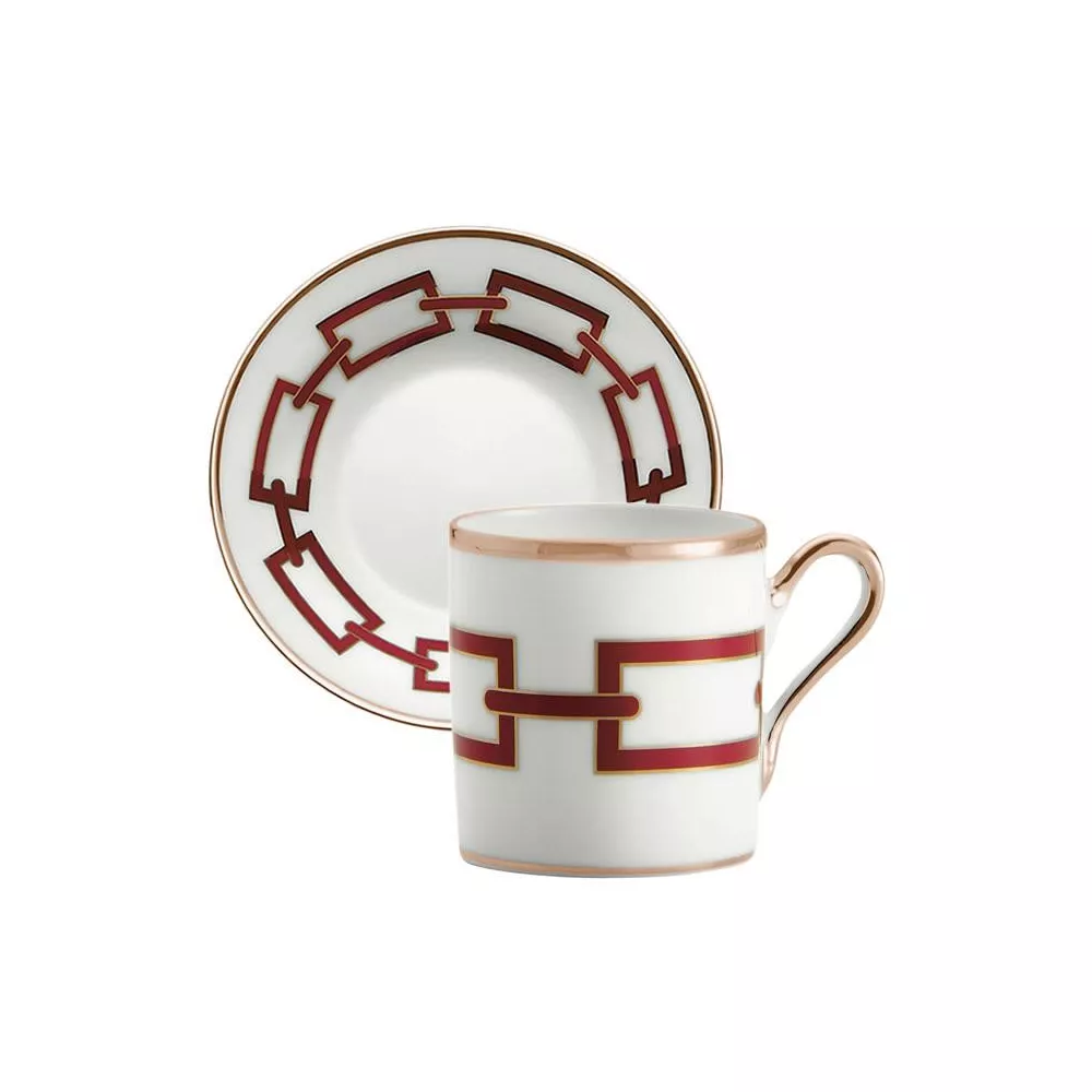 TAZZA CAFFE CON PIATTINO, CATENE IMPERO