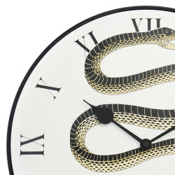 ORIGINAL SIN WALL CLOCK , SNAKE WITH APPLE