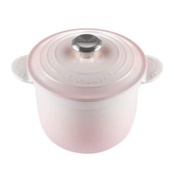 18 CM ROUND TALL CASSEROLE, VITRIFIED CAST IRON