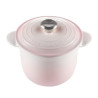 18 CM ROUND TALL CASSEROLE, VITRIFIED CAST IRON