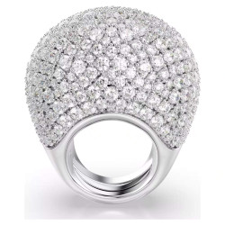 SUBLIMA WHITE RHODIUM PLATED COCKTAIL RING
