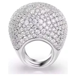 SUBLIMA WHITE RHODIUM PLATED COCKTAIL RING