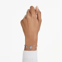 MAGIC BRACELET, BLUE, RHODIUM PLATED 5734244