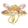 IDYLLIA PINK MULTICOLOR/GOLD RING