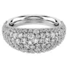 SUBLIMA RING WHITE RHODIUM PLATED