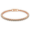 TENNIS IMBER BRACELET, ROUND CUT