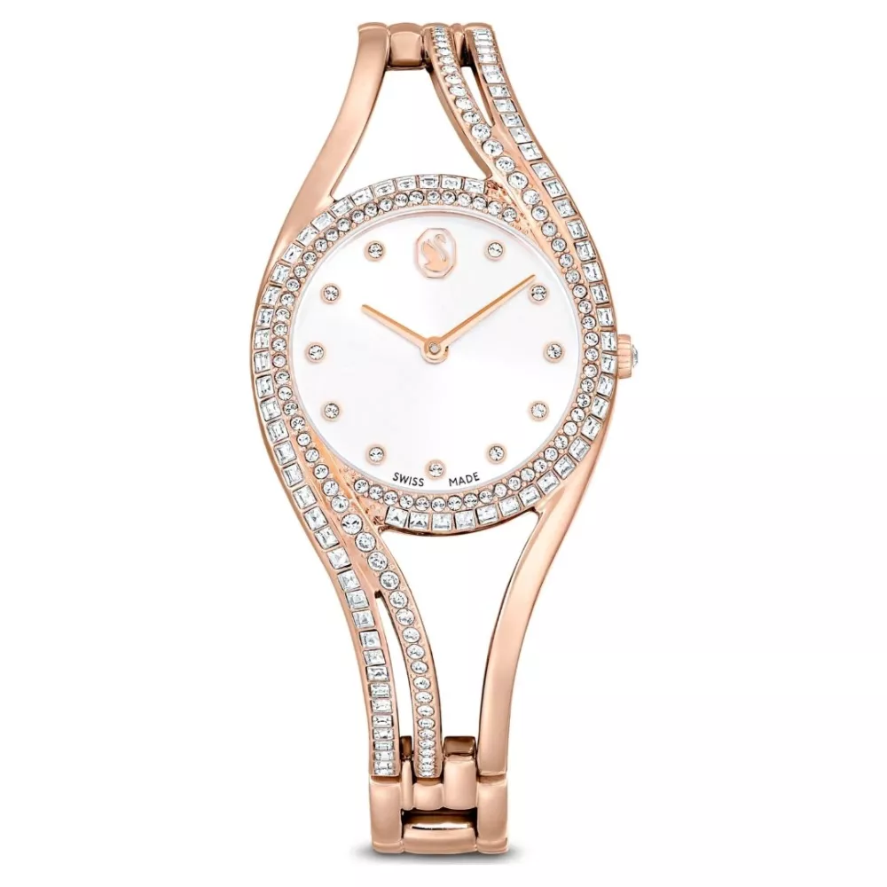 HYPERBOLA BANGLE WATCH, SWISS MADE, METAL BRACELET