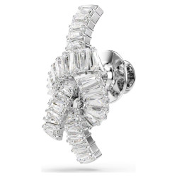 MATRIX BROOCH, WHITE, RHODIUM PLATED, 5731102