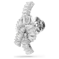 SPILLA MATRIX, BIANCO, PLACCATURA RODIO, 5731102