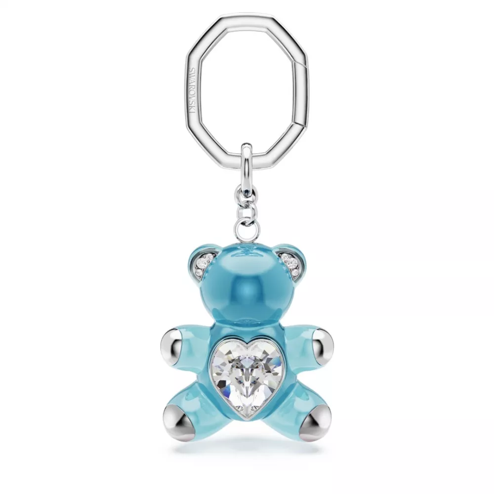 PORTACHIAVI TEDDY, ORSO, PLACCATO RODIO