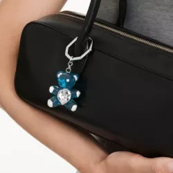 PORTACHIAVI TEDDY, ORSO, PLACCATO RODIO