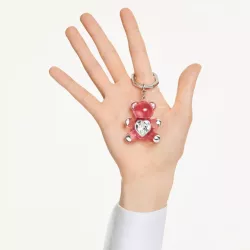 PORTACHIAVI TEDDY, ORSO, PLACCATO RODIO