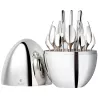 SET 24 SILVER PLATED CUTLERY, EGG MOOD 65299