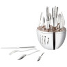 SET 24 POSATE CENA, UOVO MOOD LEGA ARGENTATA 65299