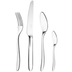 SET 24 POSATE CENA, UOVO MOOD LEGA ARGENTATA 65299