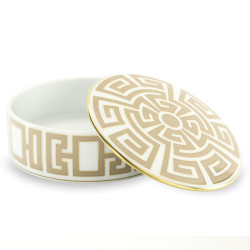 ROUND PORCELAIN BOX 13 CM,...